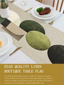 1pc Bohemian Style Microwave Dust Cover, Protective Cover, Rectangular Tablecloth, Washable, Suitable For Home Dinner, Coffee Table, Durable Kitchen And Dining Room Decor, Dining Table Decor For Party And Scene Decoration, Home Decor, Kitchen Dining Table Runner, Outdoor Patio Table Runner Decor, Fireplace Mantel Scarf - Multicolor - View 8