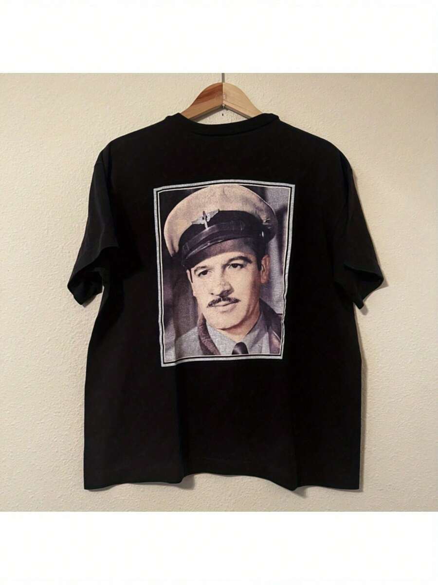Casual T-shirtCamiseta Vintage de Pedro Infante, Cantante y Actor Mexicano, Rara Tizco, Full Speed Ahead, Ropa Casual y de Festival, Lavable a Máquina, Ideal para Hombres y Mujeres, Halloween, Día de la Igualdad, Navidad, Día del Trabajo, Vuelta al Colegio - Regalo Ideal, Ropa de Fiestas, Diseño Vintage, Material Duradero, Ajuste Cómodo, Camiseta de Manga Corta, Top Estampado, Camiseta Gráfica para Hombres, Camiseta para Hombres100% CottonDurable - Negro - Ver 1