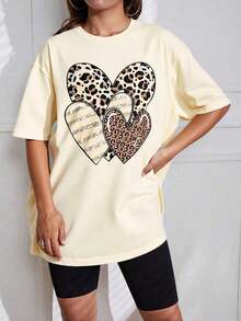 GiftLetras Casual Polyester T-Shirt Office Home Sport Soft - Beis - View 4