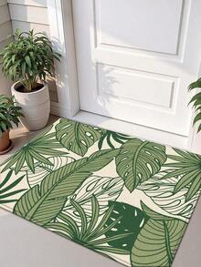 1pc Woven Texture Door Mat Runner Area Rug, Multi-Color 3D Retro Print Pattern Cashmere Rug Carpet, Suitable For Bathroom, Kitchen, Entryway, Hallway, Bedside, Living Room, Bedroom, Washable, Anti-Slip Backing, Suitable For Christmas, Thanksgiving, Valentine's Day, Christmas Decoration, Christmas Decor, Decorative Rugs, Bathroom Accessories, Room Decor Set - 多色 5 - 查看 5