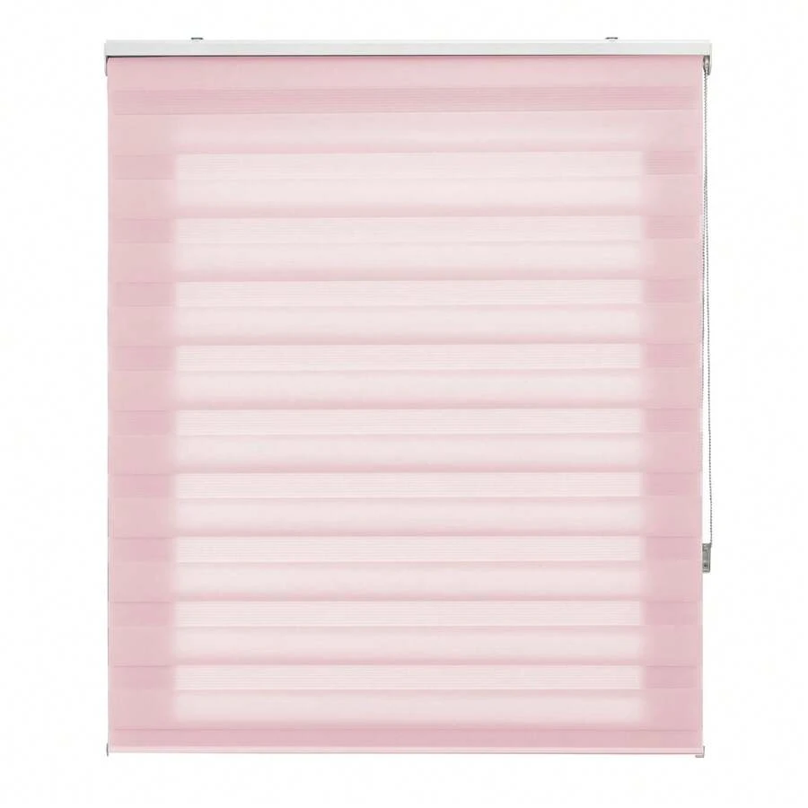 KIWI | Custom-Made Day And Night Roller Blind In Pink, Sizes From 60 To 180 Cm Wide And From 180 To 250 Cm High, Easy Installation Day And Night Blind - Pink - View 1