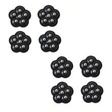 24/16/8/4pcs Self-Adhesive Caster Wheels For Storage Bins - 6-Wheel, Mute Glide, High Load Capacity - Ideal For Furniture & Appliances - Black - View 7
