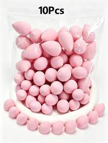50/20/10/1pc Mini Makeup Blending Sponges, Perfect For Liquid, Cream And Powder Foundations, Multiple Colors Available, Latex-Free, Dry And Wet Use, Suitable For All Skin Types - Multicolor - View 14