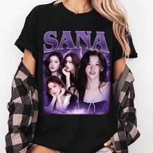 Dam-T-shirts - Svart - Visa 7