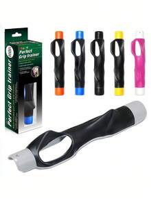 1 Set Of Golf Club Training Equipment - Enhance Grip Strength For Precise And Stable Swing - Designed Specifically For Right-Handed Players | Available In Multiple Colors - The Perfect Gift For Beginner Golfers, And Stable - Multicolor - View 7