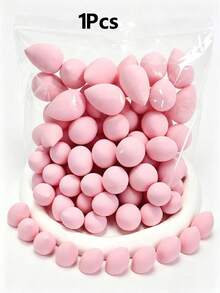 50/20/10/1pc Mini Makeup Blending Sponges, Perfect For Liquid, Cream And Powder Foundations, Multiple Colors Available, Latex-Free, Dry And Wet Use, Suitable For All Skin Types - Multicolor - View 11