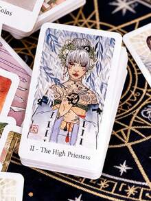 The Botan 塔羅牌 78張 10.3*6CM 全英文版 桌上遊戲 - 彩色 - 查看 5