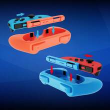2 piezas Asa de agarre mejorada para Nintendo Switch 2 (2025), Switch, Switch OLED, diseño antideslizante y a prueba de sudor para una experiencia táctil mejorada, que simula una operación real - Universal para modelos Switch1/2/OLED - Ver 1