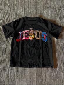 Graphic T-Shirt With A Cross For Men - 白色 - 查看 1