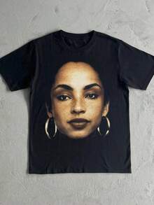 Las camisetas más vendidas de 2026SADE ADU T-SHIRT - Graphic Sade Adu Heavy Cotton Tee Shirt,2025 New Loose T-Shirt With Cartoon Pattern Short-Sleeved Cute Tops Girly And Versatile Home Wear Tops, Suitable For Home Life, Travel, Girlfriends, Couples,Suitable For All Seasons, Christmas Outfits,Camisetas gráficas del Mundial 2026,blusas para mujer,La elección perfecta para tus atuendos de San Valentín,afiliado ,camiseta masculina con gráfico divertido,Camisetas de K-Pop para hombre,blusas de niña,playeras niño,Camisetas de dibujos animados/anime - Negro - Ver 6