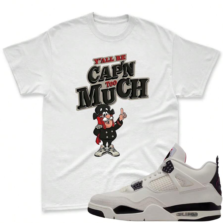 Camiseta CAP'N! para combinar con las s4 Flight Club, camiseta a juego con las zapatillas s4 Flight Club, camiseta sMatch, camiseta Flight Club a juego con las zapatillas - forma - Ver 1