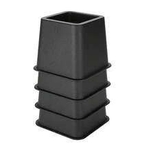 NEW 4Pcs Heavy Duty Bed Chair Risers Feet Leg Lift Furniture Extra Raisers Stand 3" UK - VP00451 - View 8