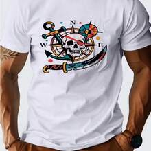 Printed T-Shirt For Men And Women - White - View 1