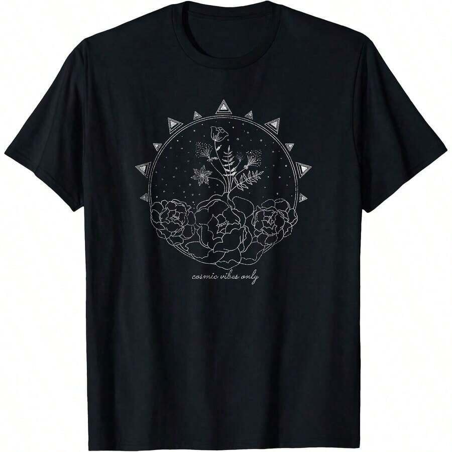 1 Piece Of "To Be Called NeNe Colorful Nene Gifts For Grandma" T-Shirt For All Seasons, 100% Cotton, One-Sided Print, Round Neck, Short Sleeve, Unisex, Base Layer, 180g, 100% Cotton, Designs Are Printed. Unisex. - 顏色 10 - 查看 1