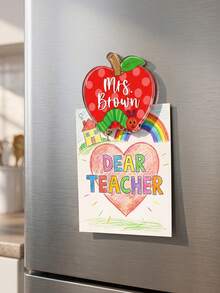 1pc Personalized School Teacher Acrylic Magnet, Custom Teacher Name & Title Magnet, Teacher Appreciation Gift From Student, Back To School Teacher Gift, Classroom Whiteboard Magnet, Preschool/Elementary Teacher Magnet - Multicolor - View 19