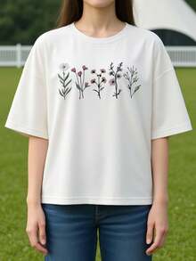 Women T-Shirts - White - View 6