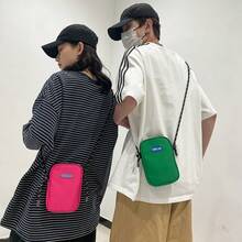 Tas Ponsel Mini Selempang Pria Bahan Oxford, Tas Bahu Kasual Tahan Air dengan Tali Kepang untuk Penggunaan Sehari-hari, Tas Kota - MultiWarna - View 11