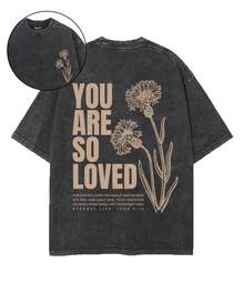 1 pieza Camiseta de manga corta de cuello redondo oversize unisex desgastada y lavada, 100% algodón pesado de 220g, diseñada por artistas Y2K estilo americano vintage, estampado gráfico de nombres de ciudades, ideal para uso diario, conciertos y festivales - Negro - Ver 6