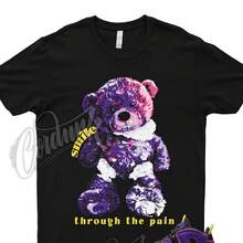 Camiseta SMILE a juego con Air More Uptempo '96 Court Purple Hyper Pink Multi Color 1 - forma - Ver 1