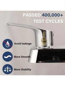 Kitchen Sink Tap With High Arch, Flexible Spout, And Push Button Control - Silver-1 - View 5