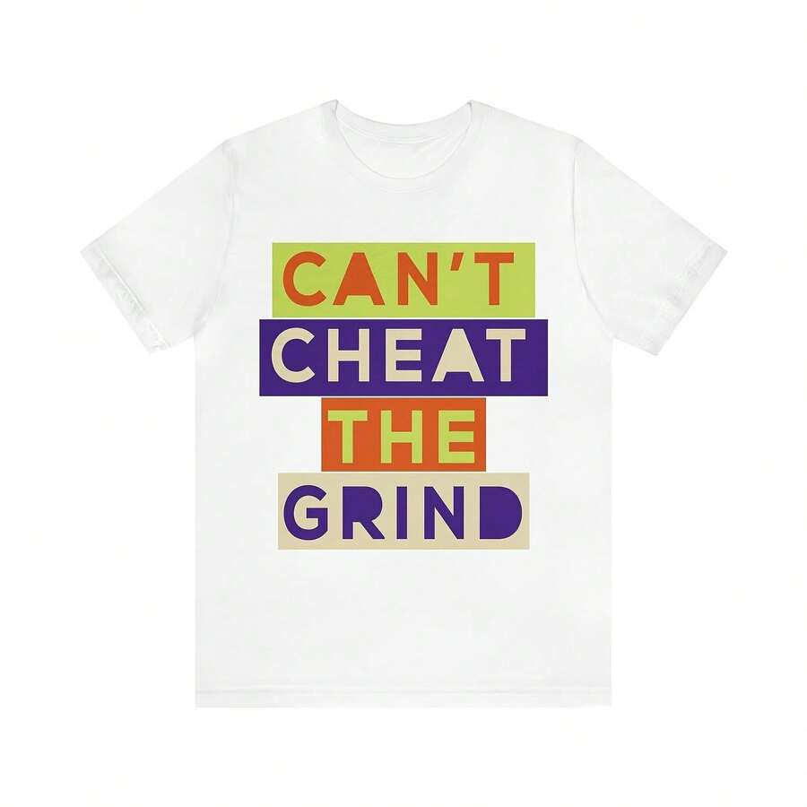 Can't Cheat The Grind T-Shirt To Pair With Dunks Wolf Grey, Dunks Wolf Grey T-Shirt, Dunks Wolf Grey Sports T-Shirt - 款式 - 查看 1