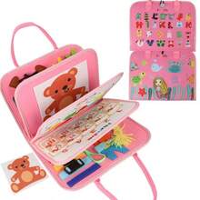 Felt Learning Board - Children's Busy Board, Early Education And Development Toy For Toddlers - Brain Stimulation Learning Board - Multicolor - View 15