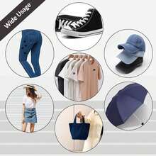 10pcs Iron-On Patches, Suitable For Clothing - Denim Patches, Applicable For Jeans And Casual Pants (5 Colors, 7.5 X 7.5 Cm/7.5 X 5 Cm) - Multicolor - View 5