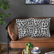 Leopard Print Pillow Covers 18x18 In Couch Cheetah Print Pillow Sets Of 2 Modern Decorative Square Throw Pillows Home Living Room Bedroom Bed Cushion Outdoor - 款式D - 查看 3