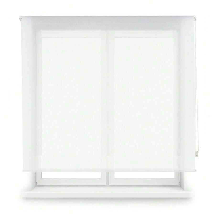 KIWI | Estor Enrollable Translúcido Tamaños de 100 a 180 cm de Ancho y de 180 a 220 cm de Alto, Estor Enrollable Fácil Instalación a Pared o Techo, Disponible en 4 Colores - Envío GRATIS ✅ Entrega 24/48h a España (península) - Blanco Roto - Ver 1