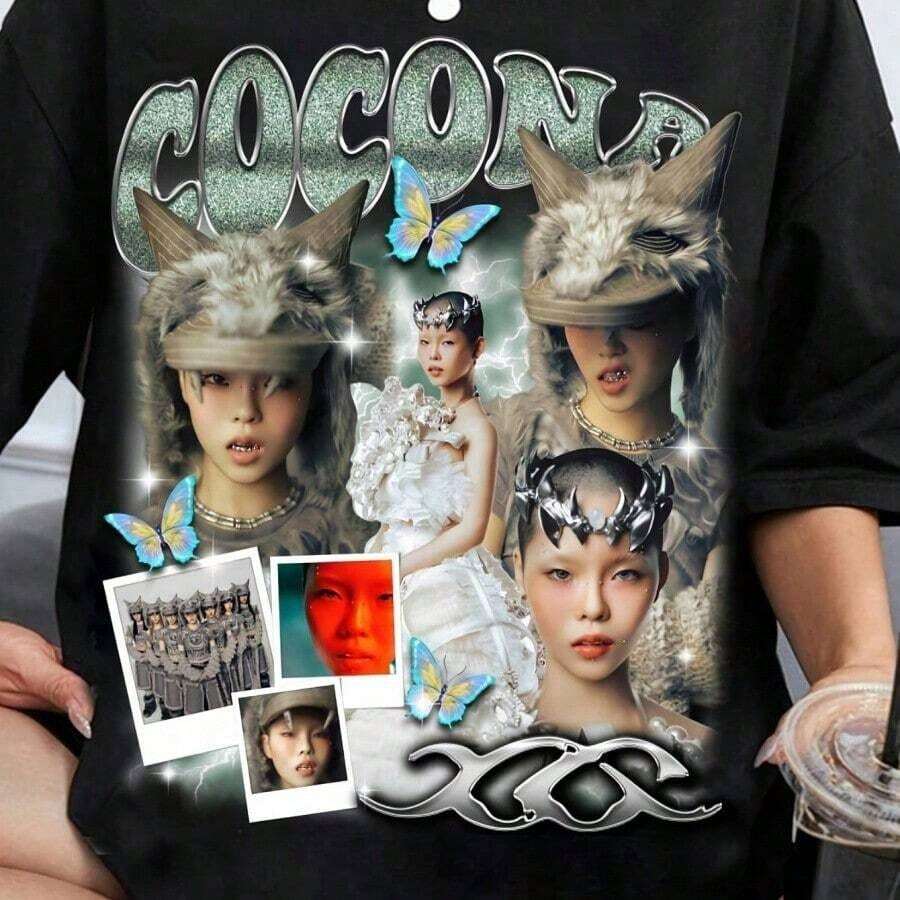 1 Coic Rewind Tour T-Shirt, Matching Epcot Trip T-Shirt, Coic Rewind List T-Shirt, Guardians World T-Shirt, 180g 100% Cotton - 黑色 2 - 查看 1