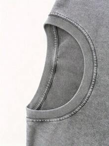 2026230G Camiseta de Algodón Lavado de Alta Calidad con Estampado, Estilo Vintage Cristiano, Diseñada para Adoración, Alabanza, Casete, Camiseta de Manga Corta con Cuello Redondo para Hombre, Ideal para Moda Urbana Vintage y Deportes al Aire Libre, Regalo Religioso; Unisexo. Camiseta de Algodón Estampada con Cera de Alta Calidad, Estilo Retro, Camiseta para Hombre, Imprescindible para la Playa, Camiseta de Verano para Hombre, Regalo para Vacaciones, Regalo Perfecto, Regalo para el Día de San Valentín - Gris - Ver 3
