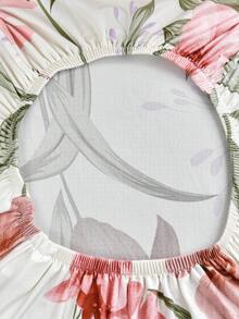 1件/4件/6件装椅套，牛奶丝面料防滑弹力全包覆式椅套，印花简约彩色设计，四季皆宜 - 彩色 - 查看 9