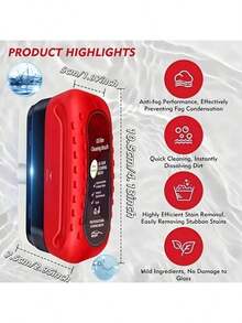 Multifunctional Car Oil Film Cleaning Brush Portable Windshield Rearview Mirror Glass Degreaser Remove Water Marks Dirt Fog Stain Auto Detailing Accessory - A - View 6
