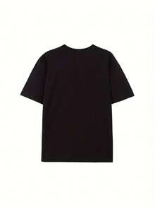 Soft And Breathable Women's Casual T-Shirt With A Delicate Feel - Features An Elegant Geometric Floral Design, Short Sleeves, Machine Washable, In Black, Ideal For Summer, Ladies' T-Shirts. Y2k T-Shirt - 白色 - 查看 2
