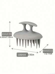 Bàn chải massage gội đầu bằng silicone - dụng cụ gội tóc, lược làm sạch da đầu, dụng cụ gãi ngứa, bàn chải massage da đầu - Nhiều màu - Xem 7