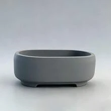 Chậu trồng cây hình bầu dục, chậu cây cảnh thiết kế tối giản, chậu cây bonsai để bàn trong nhà, chậu hoa trang trí ban công. - hình bầu dục - Xem 3