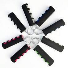 All-In-One Foam Grip Strengthener - Non-Slip Fingerprint Handle, Office & Gym Stress Relief Toy, Hand Exerciser, Muscle Strengthening, Grip Strength Improvement, Anxiety Relief - Home Fitness Equipment Gift For Men & Women - Red - View 6
