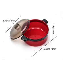 Mini Kitchen Toy Set, Realistic Cooking Toys, Creative Role Play Kitchen Utensils Toy Set With Realistic Food, Cookware Accessories, Pots, Bowls, Knives, Suitable For 3-10 Years Old Boys And Girls, Parent-Child Interaction, Holiday Gift - 彩色 - 查看 4