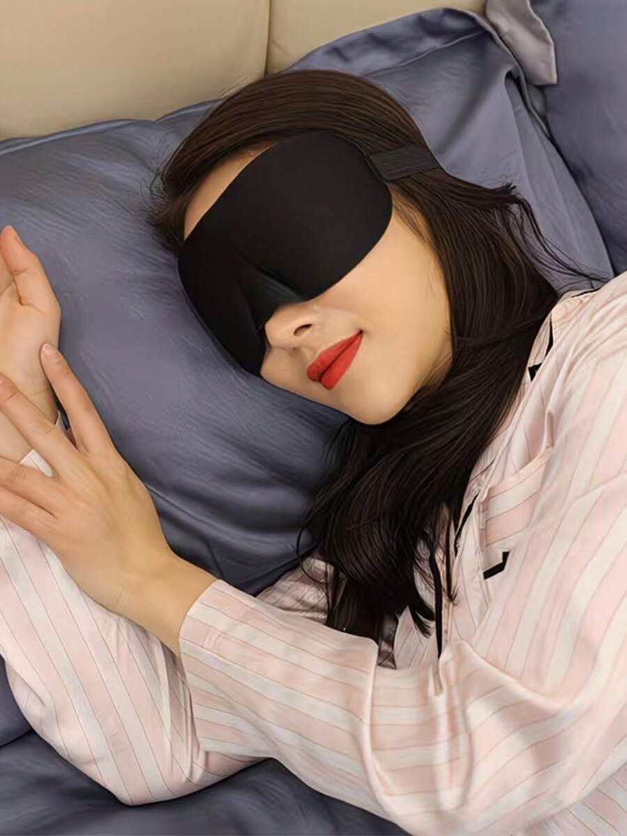 Sleep Mask Set With Noise Canceling Earplugs, Memory Foam Blackout Eye Mask With Buckle, 3D Ergonomic Design, Blocks Light, Comfortable And Breathable, Suitable For Travel And Napping, Slow Rebound Nose Pad, Suitable For Travel And Airplane Use, No Power Required - Multicolor - View 1