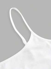 Set de 3 camisetas ajustadas de estilo minimalista casual con estampado de leopardo en blanco y negro, de estilo versátil adecuado para el verano - Multicolor - Ver 6