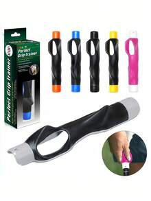 1 Set Of Golf Club Training Equipment - Enhance Grip Strength For Precise And Stable Swing - Designed Specifically For Right-Handed Players | Available In Multiple Colors - The Perfect Gift For Beginner Golfers, And Stable - Multicolor - View 6
