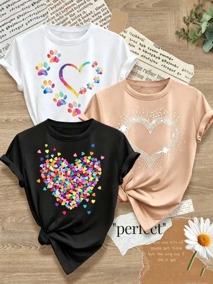 Set de camisetas de manga larga de algodón Prenda individual, no un conjunto de 3 piezas, 1 piezas/set de camisetas de manga suitable for streetwear, Top oversized cuello redondo daily outings, camping, concerts, hip-hop, rock, and rap events de cuello redondo, de estilo minimalista y casual, en negro, burdeos y blanco - Blanco - Ver 1