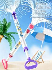 Creative Firework Water Gun, Sprays Water Like Fireworks, Children's Water Toy, Summer Pool/Backyard/Beach/Birthday Party Outdoor Game Toy (Suitable For 3 Years Old And Above) - Multicolor - View 4