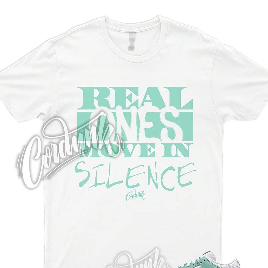 Dunk April Skateboards SB Turbo Metallic Green Silver Match R1 T-Shirt - Shape - View 1