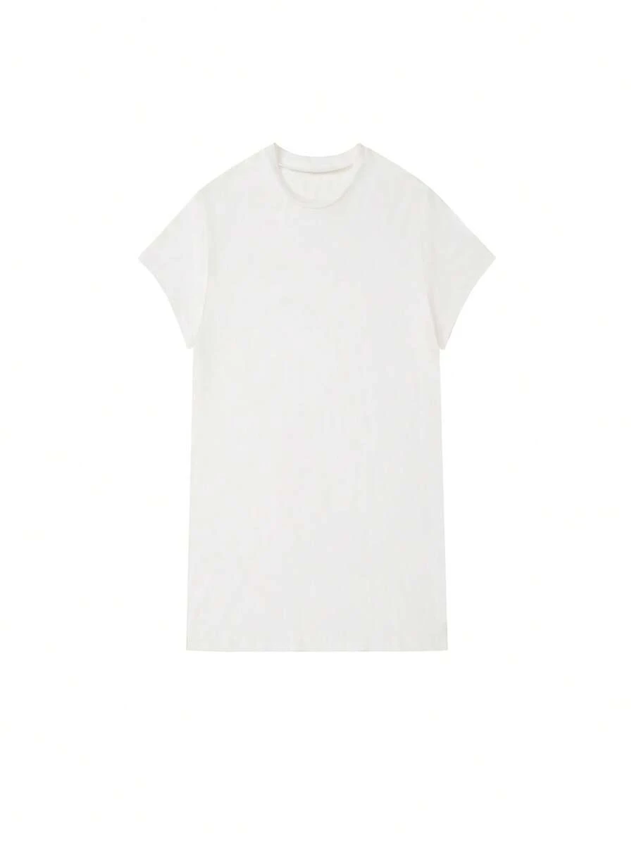Camiseta de Cuello Redondo para Mujer con Estampado de Letras y Anime, Estilo Vintage y a la Moda, Diseño Sencillo, Cómoda y Transpirable, Ideal para Uso Diario Casual, Presentando un Estilo Veraniego Refrescante, Esencial para Fiestas, Envío Local, Estampado Floral Sisters, Camiseta de Algodón, Ropa Casual. - Blanco - Ver 1
