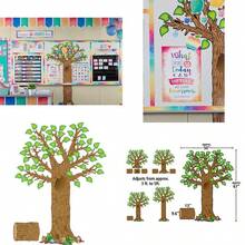 Teacher Created Resources 4405 Seasonal Tree Bulletin Board Display Set - Multicolor - Ver 1