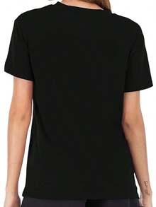 Women T-Shirts - Black - View 2