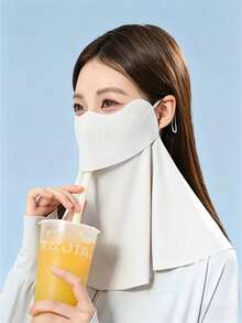 1 chiếc khẩu trang uống được, bảo vệ cổ, chống nắng, khẩu trang lụa băng, không đường may, chống tia UV, thoáng khí khi dùng ngoài trời, che nắng, có thể giặt được - Phiên bản nước uống - Xem 14