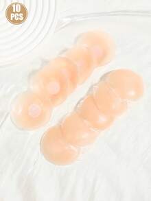 Reusable Men's Summer Ultra-Thin Silicone Nipple Covers, Women's Nipple Covers, Invisible Breast Pads, Sticky Bras, Washable - Multicolor - View 13