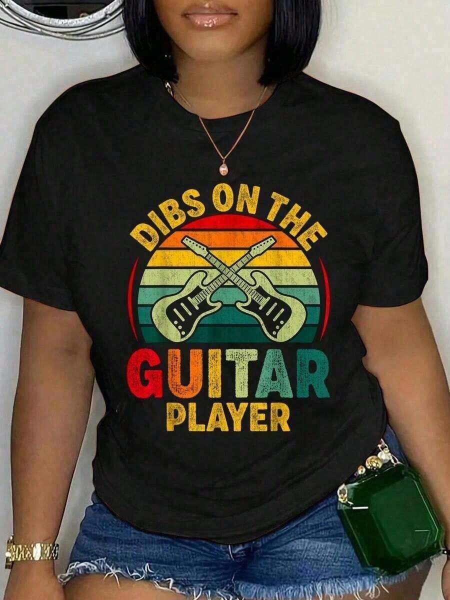 1 Piece Of Summer T-Shirt, 100% Cotton, With Fun Pickleball Print, For Men And Women, Gift, Classic And Comfortable Unisex T-Shirt, Plus Size Summer Clothing, 180g, 100% Cotton. - 黑色 6 - 查看 1